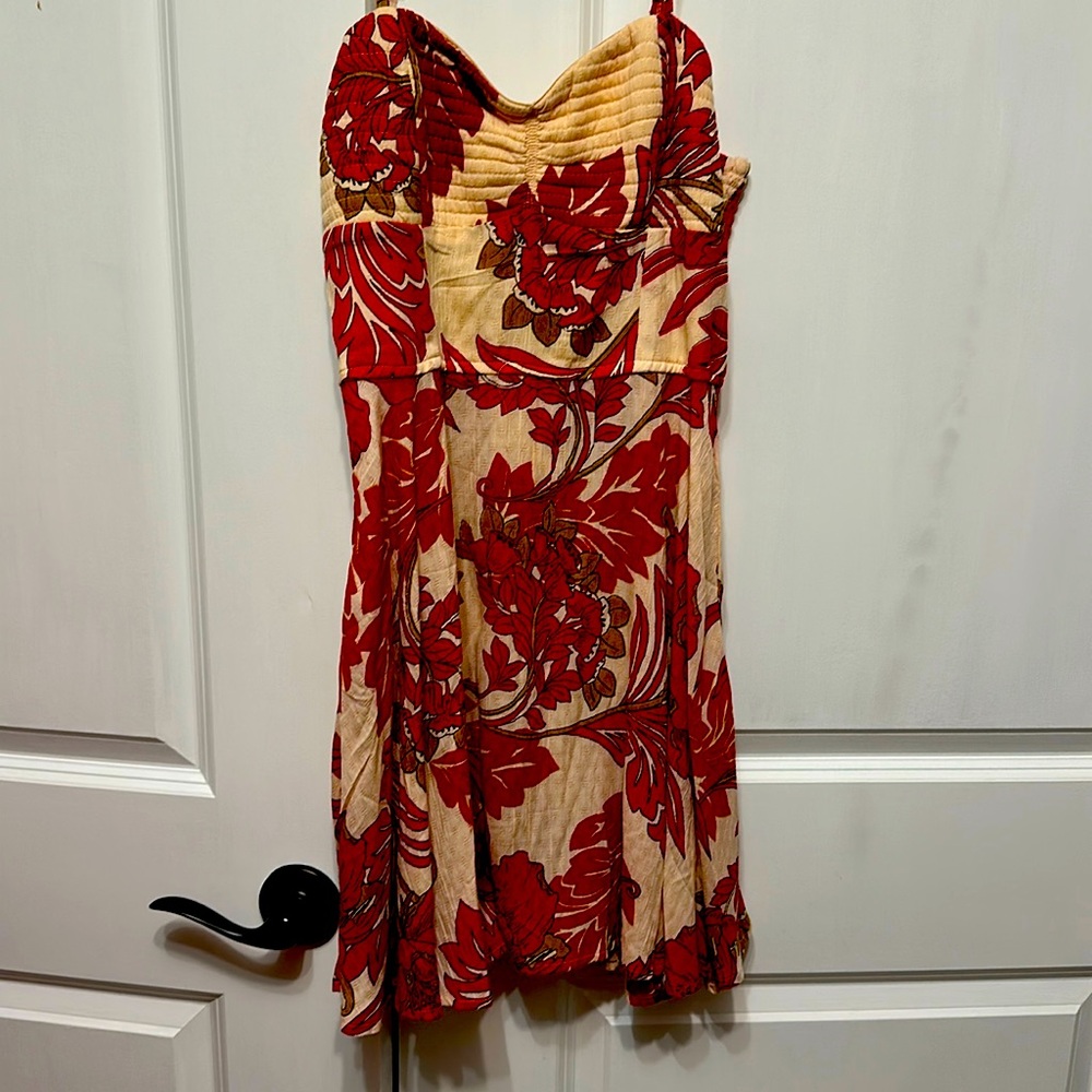 BOG collective vacation ready‎ floral mini dress size S NWT